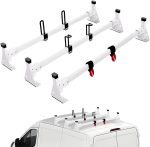 EONECROSS 54″ Cargo Van Roof Rack | Fits Ford Transit 150/250/350 (2015-2024) | 820 lb, 3 Crossbars