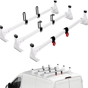 EONECROSS 54″ Cargo Van Roof Rack | Fits Ford Transit 150/250/350 (2015-2024) | 820 lb, 3 Crossbars